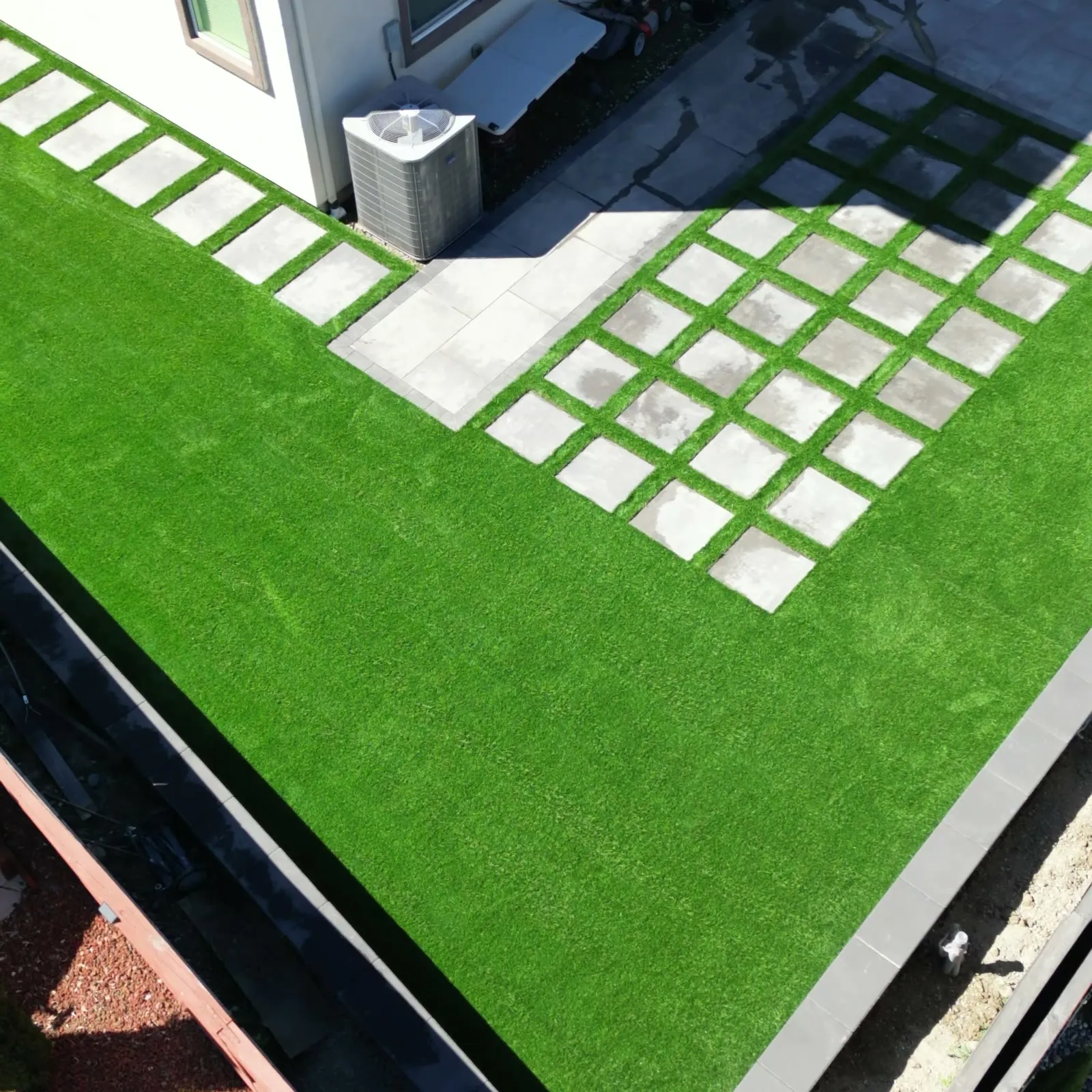 Turf & Paver Grid Patio — Fairfield